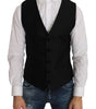 Dolce & Gabbana Black Polka Dot Pattern Vest