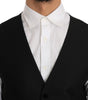 Dolce & Gabbana Black Polka Dot Pattern Vest