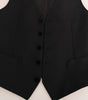 Dolce & Gabbana Black Polka Dot Pattern Vest