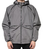 Dolce & Gabbana Gray Polyester Hooded Men Full Zip Jacket
