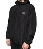 Dolce & Gabbana Black Polyester Hooded Men Full Zip Jacket