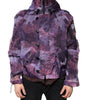 Dolce & Gabbana Purple Camouflage Hooded Men Blouson Jacket