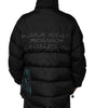 Dolce & Gabbana Black Nylon Puffer Men Full Zip Jacket