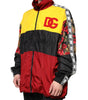 Dolce & Gabbana Multicolor Patchwork Men Full Zip Sweater