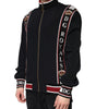 Dolce & Gabbana Black DG King Full Zip Sweatshirt Sweater