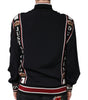 Dolce & Gabbana Black DG King Full Zip Sweatshirt Sweater
