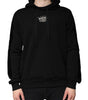 Dolce & Gabbana Black Crown Cotton Hooded Sweatshirt Sweater
