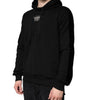 Dolce & Gabbana Black Crown Cotton Hooded Sweatshirt Sweater
