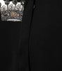 Dolce & Gabbana Black Crown Cotton Hooded Sweatshirt Sweater