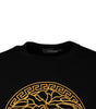 Versace Black Medusa Embroidery Crew Neck Pullover Sweater