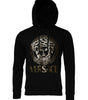 Versace Black Medusa Cotton Hoodie Pullover Sweatshirt Sweater