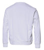 Versace White Medusa Embroidery Crew Neck Pullover Sweater