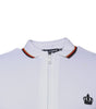 Dolce & Gabbana White Crown Men Full Zip Sweatshirt Sweater