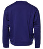 Dolce & Gabbana Blue Cotton Crew Neck Men Pullover Sweater
