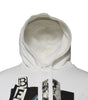 Dolce & Gabbana White Caesar Cotton Hooded Pullover Sweater