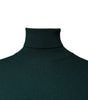 Dolce & Gabbana Green Cashmere Turtleneck Men Pullover Sweater