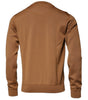 Dolce & Gabbana Brown Logo Plaque Crew Neck Pullover Sweater