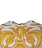 Versace White Medusa Print Cotton Crew Neck T-shirt