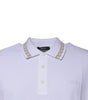 Versace White Viscose Collared Men Polo Short Sleeves T-shirt