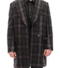 Dolce & Gabbana Gray Double Breasted Coat Jacket