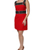 Dolce & Gabbana Red Wool Sleeveless A-line Flared Mini Dress