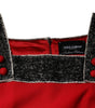 Dolce & Gabbana Red Wool Sleeveless A-line Flared Mini Dress