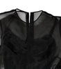 Dolce & Gabbana Black Tulle A-line Midi Cocktail Gown Dress