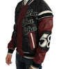 Dolce & Gabbana Leather Club Lounge Black Red Jacket