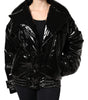 Dolce & Gabbana Black Polyester Button Down Blouson Jacket
