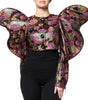 Dolce & Gabbana Multicolor Floral Jacquard Cropped Jacket