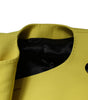 Dolce & Gabbana Lemon Yellow Wool Long Sleeves Cropped Coat Jacket