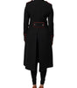 Dolce & Gabbana Black Single Breasted Trench Coat Jacket