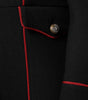 Dolce & Gabbana Black Single Breasted Trench Coat Jacket