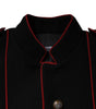 Dolce & Gabbana Black Single Breasted Trench Coat Jacket