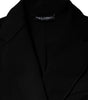 Dolce & Gabbana Black Viscose Single Breasted Blazer Jacket