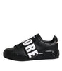 Dolce & Gabbana Black D&G AMORE Low Top Sneakers Shoes
