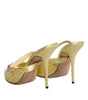 Sandales à talons hauts Dolce &amp; Gabbana en cristal jaune KEIRA