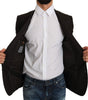 Dolce &amp; Gabbana Sleek Slim Brown Virgin Wool Blazer Jacket