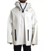 Blouson imperméable en cuir blanc pour homme Bottega Veneta