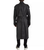 Bottega Veneta Trench-coat imperméable en cuir noir pour homme