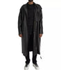 Bottega Veneta Trench-coat imperméable en cuir noir pour homme