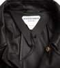 Bottega Veneta Trench-coat imperméable en cuir noir pour homme