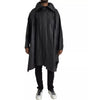 Trench-coat à capuche en cuir noir Bottega Veneta pour homme