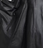 Trench-coat à capuche en cuir noir Bottega Veneta pour homme