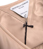 Veste matelassée sans manches en cuir de veau beige Bottega Veneta