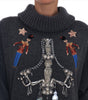Dolce & Gabbana Enchanted Crystal Turtleneck Sweater
