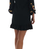 Dolce & Gabbana Crystal Green Stretch A-Line Short Dress