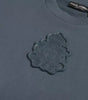 Dolce & Gabbana Blue Cotton Logo Patch Crew Neck Men Pullover Sweater