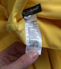 Dolce & Gabbana Yellow One Shoulder Side Slit Midi Dress
