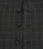 Dolce & Gabbana Gray Wool STAFF Checkered Stretch Vest